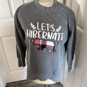 Gray 'Let's Hibernate' Sweatshirt